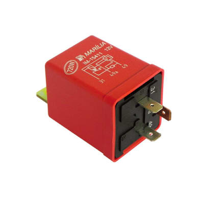 IM15411 FLASHER ELECTRONICO 12V 3 TERM. 720W ROJO MARILIA