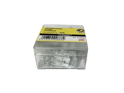 214825 CAJA DE FUSIBLE DE UÑA 25A X50 FLÖSSER1