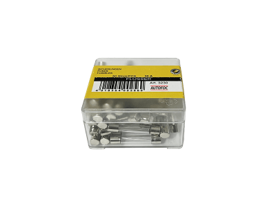 3230 CAJA DE FUSIBLE DE VIDRIO 30A X 50 PIEZAS ALEMAN FLÖSSER1