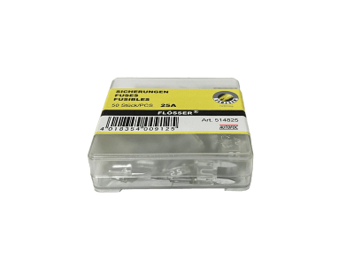 514825 CAJA DE FUSIBLE MINI UÑA 25A X50 FLÖSSER1