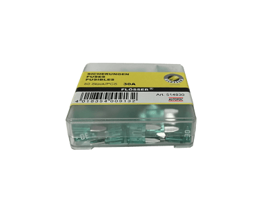 514830 CAJA DE FUSIBLE MINI UÑA 30A X50 FLÖSSER1
