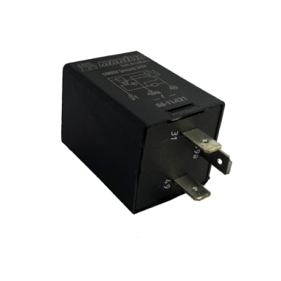 IM11421 FLASHER ELECTRONICO 24V 3 TERM. 180W NEGRO MARILIA