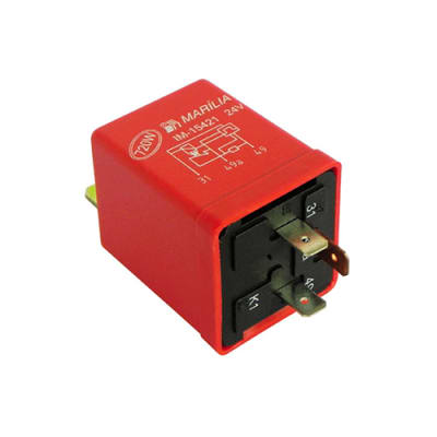 IM15421 FLASHER ELECTRONICO 24V 3 TERM. 720W ROJO MARILIA1