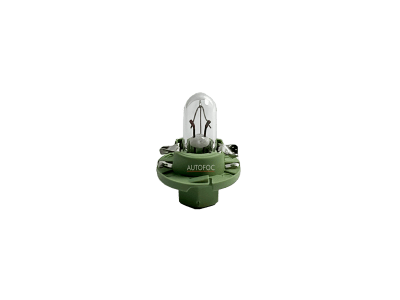 439103 CAJA DE FOCO CON BASE BX8,4D 12V 2W VERDE FLÖSSER1