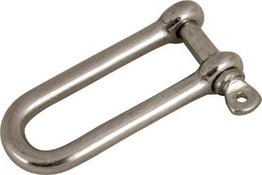 Grillete Recto Largo 6mm Inox