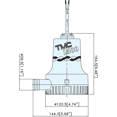 Bomba Sentina TMC 24V 1500GPH