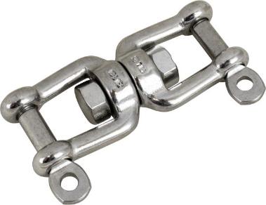 Destorcedor Inox Grillete/Grillete 6mm
