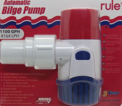 Bomba Automatica Rule 1100GPH 12V