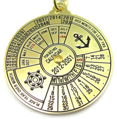 Llavero Calendario Perpetuo