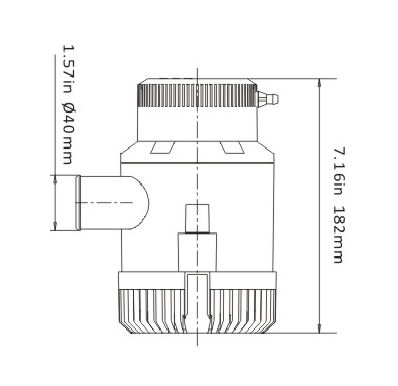 Bomba Sentina 24V 3700GPH SEAFLO