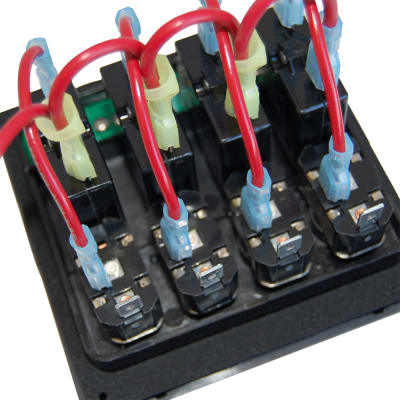 Panel 4 Posiciones 12/24V A Prueba de Agua IP67