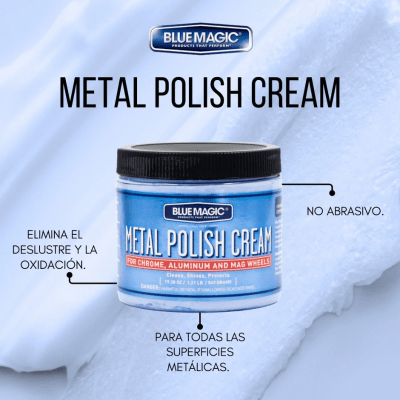 Crema Polish Abrillantadora Para Metales - 198 Gramos