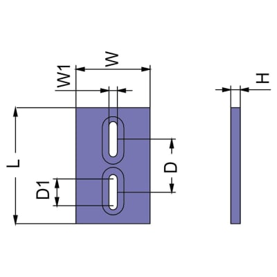 Anodo Placa Rectangular Mini Divers Dream Aluminio
