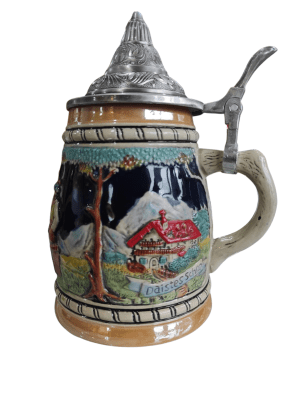 Jarro Schop Montañas con Tapa