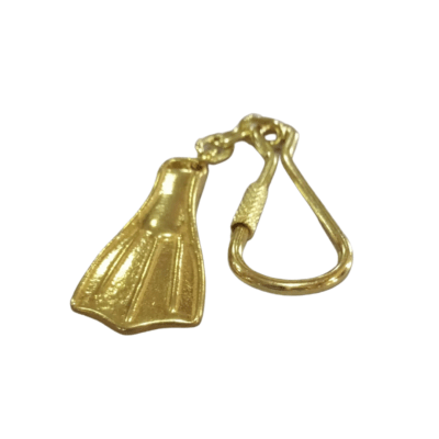 Llavero Aleta Buzo Bronce