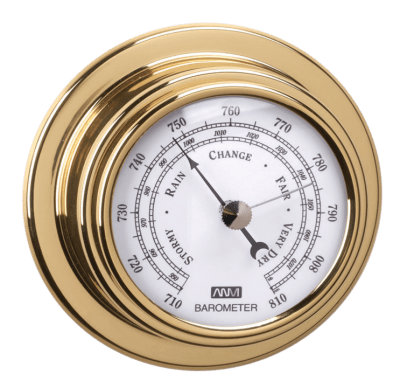 Barómetro Bronce 95x70mm