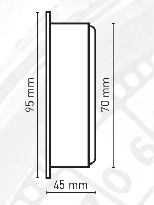 Reloj Bitácora Bronce 95 x 70mm