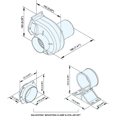 Extractor de Aire 24V 3