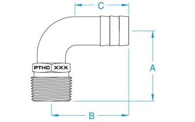 Codo 3/4