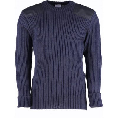 Sweater Azul Marino Cuello Redondo