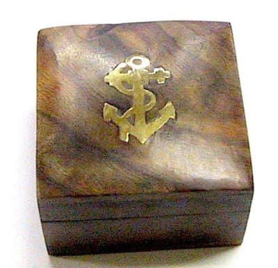 Llavero Escafandra con Caja Madera