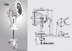 Foco Busca Boya 12V 200W TG9