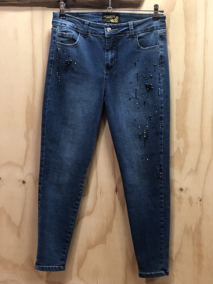 Jeans Perlas | Cuidado con el Perro