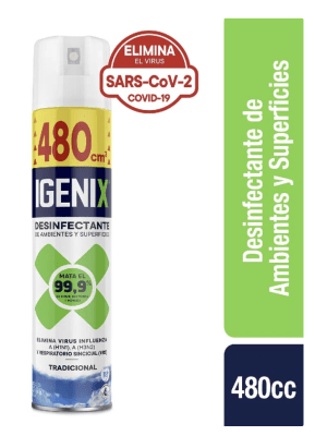 Desinfectante Aerosol 480ml Igenix