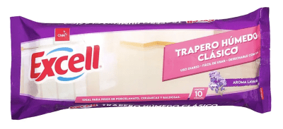 Traperos Húmedos desechables 10un, Excell Clásico