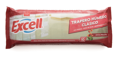 Traperos Húmedos desechables 10un, Excell Clásico