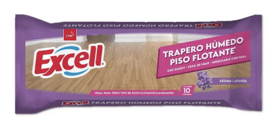 Traperos Húmedos desechables 10un, Excell Piso Flotante