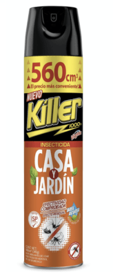 Insecticida Killer Casa y Jardín 560 cc