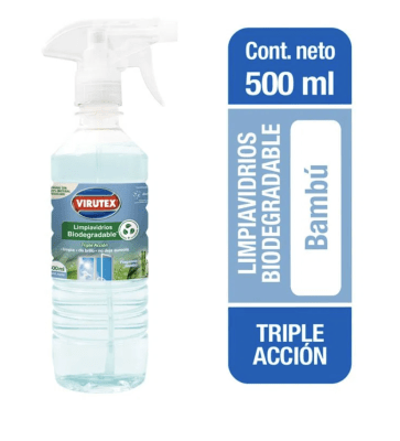 Limpia Vidrios Biodegradable Bambu