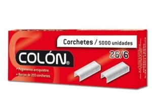 Corchetes Colon 26/6 5.000un