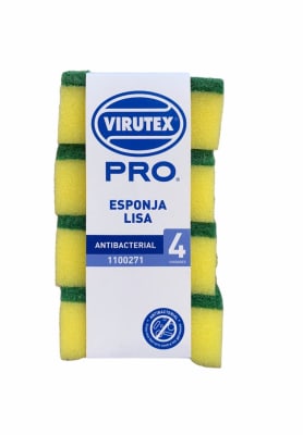 Esponja Lisa x 4un Virutex Pro