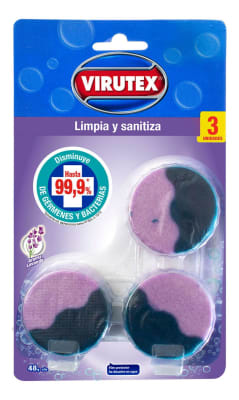 Pastilla para estanque 3un Virutex