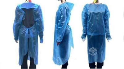 Pechera Desechable, con ojal y amarra unidad