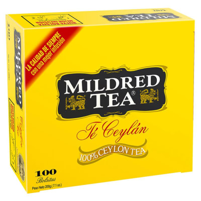 Te Ceylán Mildred 100 bolsas