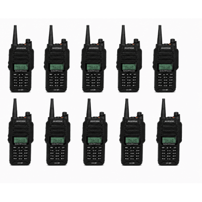 PACK 10 RADIOS BAOFENG UV-9R PLUS DUAL BANDA 5W IP671