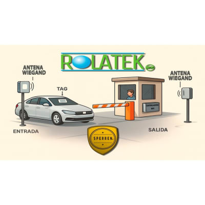 PACK CONTROL DE ACCESO VEHICULAR TAG – 100 USUARIOS1