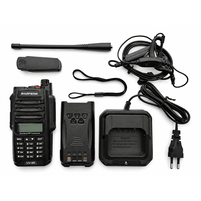 RADIO PORTATIL BAOFENG UV-9R PLUS DUAL BANDA 5W IP676