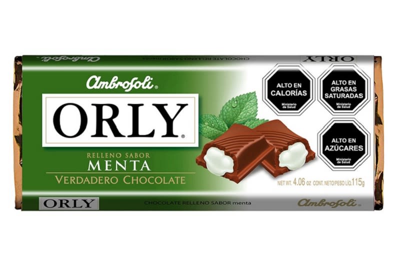 CHOCOLATE MENTA ORLY (115 G) | Socomarca