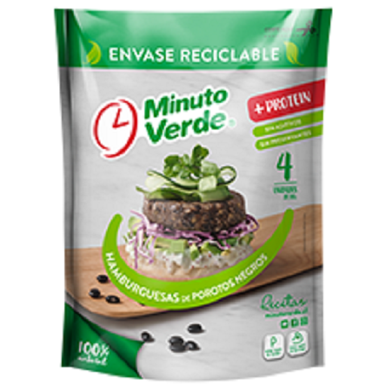 HAMBURGUESA POROTO MINUTO VERDE (400 GRS) | Socomarca