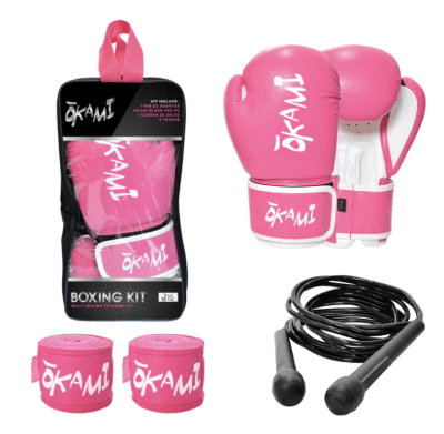 KIT BOX OKAMI GUANTES, CUERDA Y VENDAS