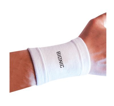 MUÑEQUERA BIONIC ELASTICADA BLANCA