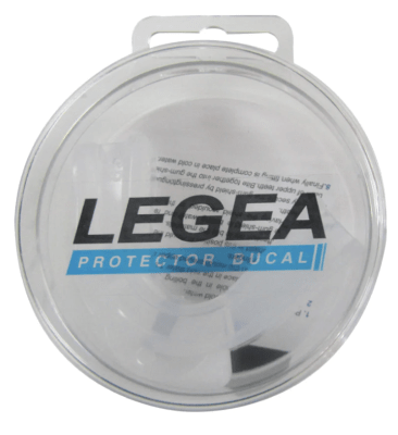 PROTECTOR BUCAL LEGEA DOBLE TRANSPARENTE