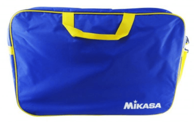 BOLSO MIKASA AZUL AMARILLO 6 BALONES