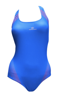 TRAJEBAÑO MUJER CLASSIC CORE AZUL ROJO
