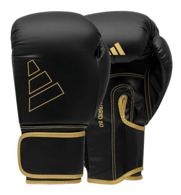 GUANTE BOX ADIDAS  HYBRID 80 BLACK/GOLD
