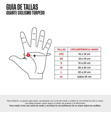 GUANTE CICLISTA TORPEDO LARGO AZUL